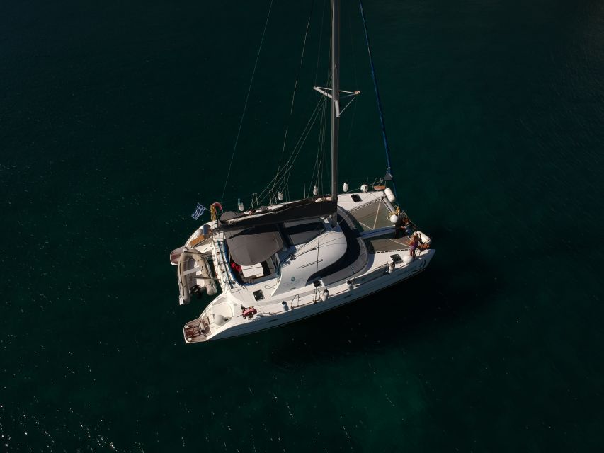 Santorini: Private All-In Catamaran Cruise, with Food|Drinks - Day cruise or sunset cruise?