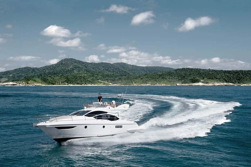 Santorini: Private Yacht Experience of Timeless Elegance - Nea Kameni hot springs and volcanic water