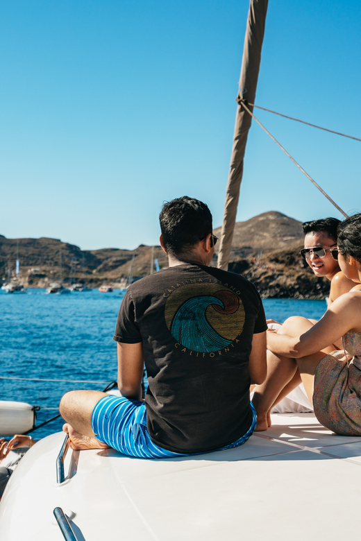 Santorini: Sailing Catamaran Cruise with BBQ and Drinks - Six details that shape the experience