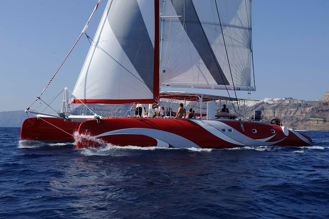 Santorini Sailing Dream Catcher with BBQ Lunch and Drinks - Palea Kameni and the BBQ stop