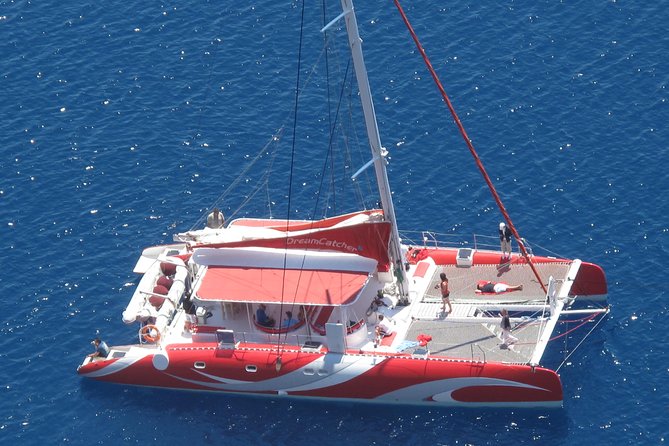 Santorini Sailing Dream Catcher with BBQ Lunch and Drinks - The warm springs near Nea Kameni