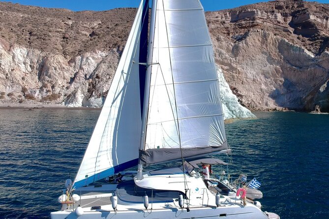 Santorini Sunset:Private All-In Catamaran Cruise (Food&Drinks) - Food, Drinks, and Onboard Comfort