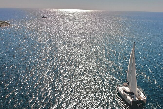 Santorini Sunset:Private All-In Catamaran Cruise (Food&Drinks) - Starting at Vlychada Port Around 15:30