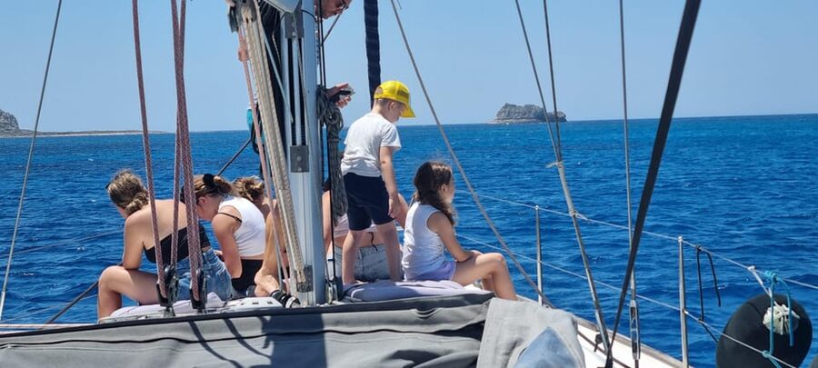 Shared Balos and Gramvousa Sailing Trip with Meal and Drinks - Key points at a glance