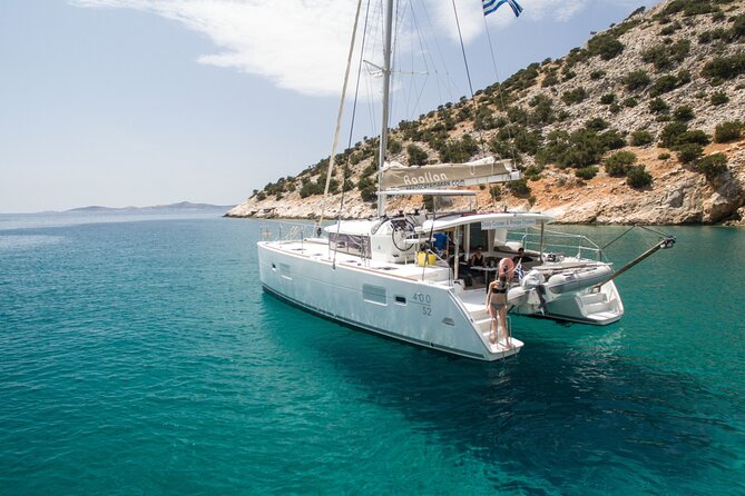 Shared Catamaran All inclusive-Day Cruise to Naxos or Paros - The first stretch can be a long one