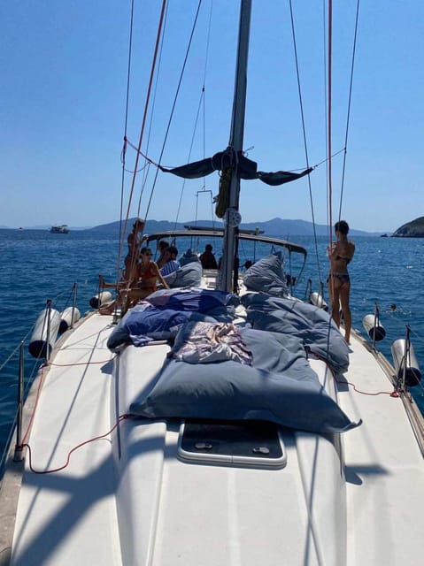 Skiathos: day sailing trip with swim stops and lunch - Setting out from Skiathos port
