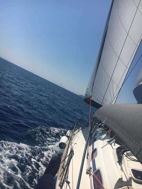 Skiathos: day sailing trip with swim stops and lunch - The swim stops in clear island water