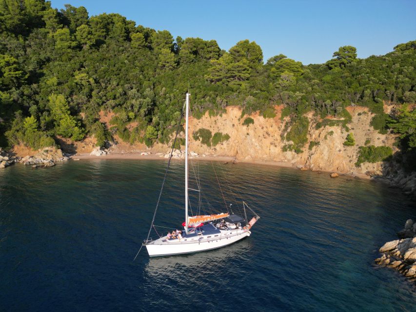 Skiathos: Private Sailing Trip with Lunch and Snorkeling - Snorkeling, paddleboarding, and time in the water