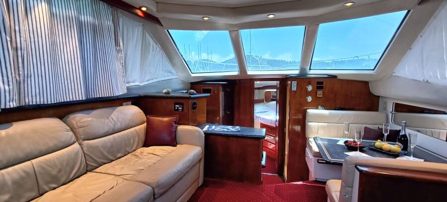 Skiathos: Private Yacht Cruise with Swim Stops - Crossing toward Skopelos