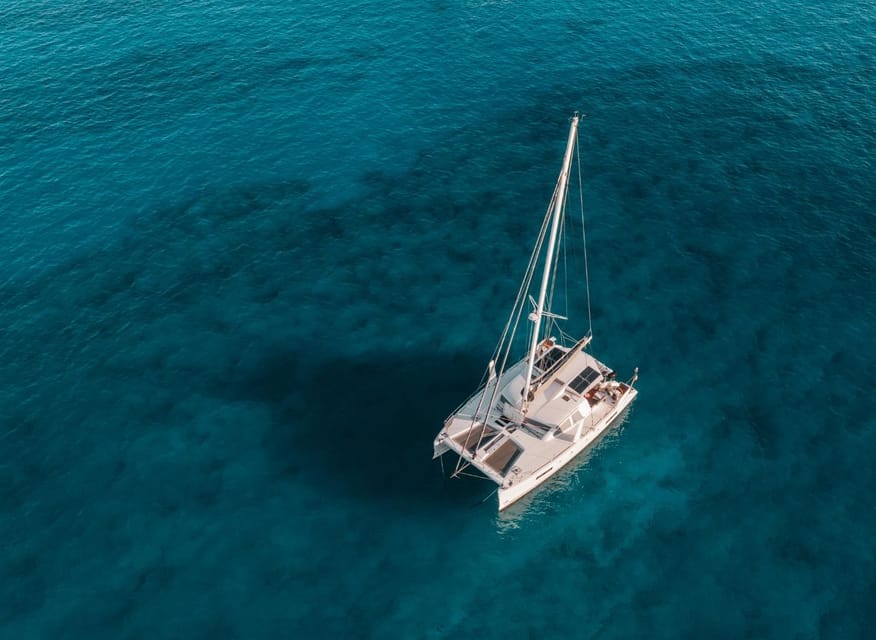 SUP Safari - Catamaran Cruise Dia Island & Gourmet Delights! - Leaving Heraklion Port for Dia Island